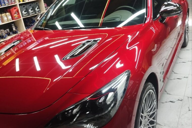 Kia Stinger — полировка кузова и нанесение керамики